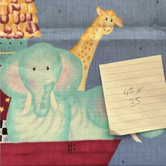 VtG Daisy Kingdom Noah Nursery Quilt Ark Animals Quilting Cotton Fabric Panel - Picture 3 of 9